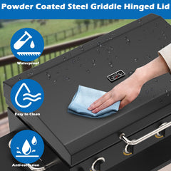Outspark heat-resistant handle and latch detail for safe handling benefit