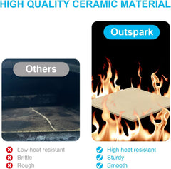 Outspark stone installed in Ooni Karu 12 oven illustrating perfect fit