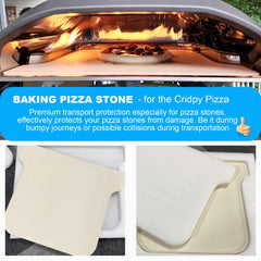 Outspark stone inside Ooni Koda 16 oven demonstrating proper in-oven use