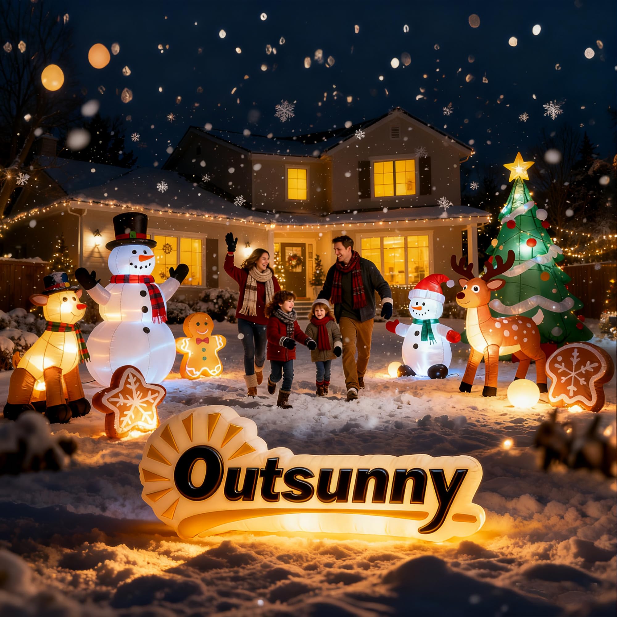 Outsunny boxed packaging showing compact storage and transport convenience