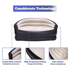 Outraveler being inflated via valve showing fast setup convenience