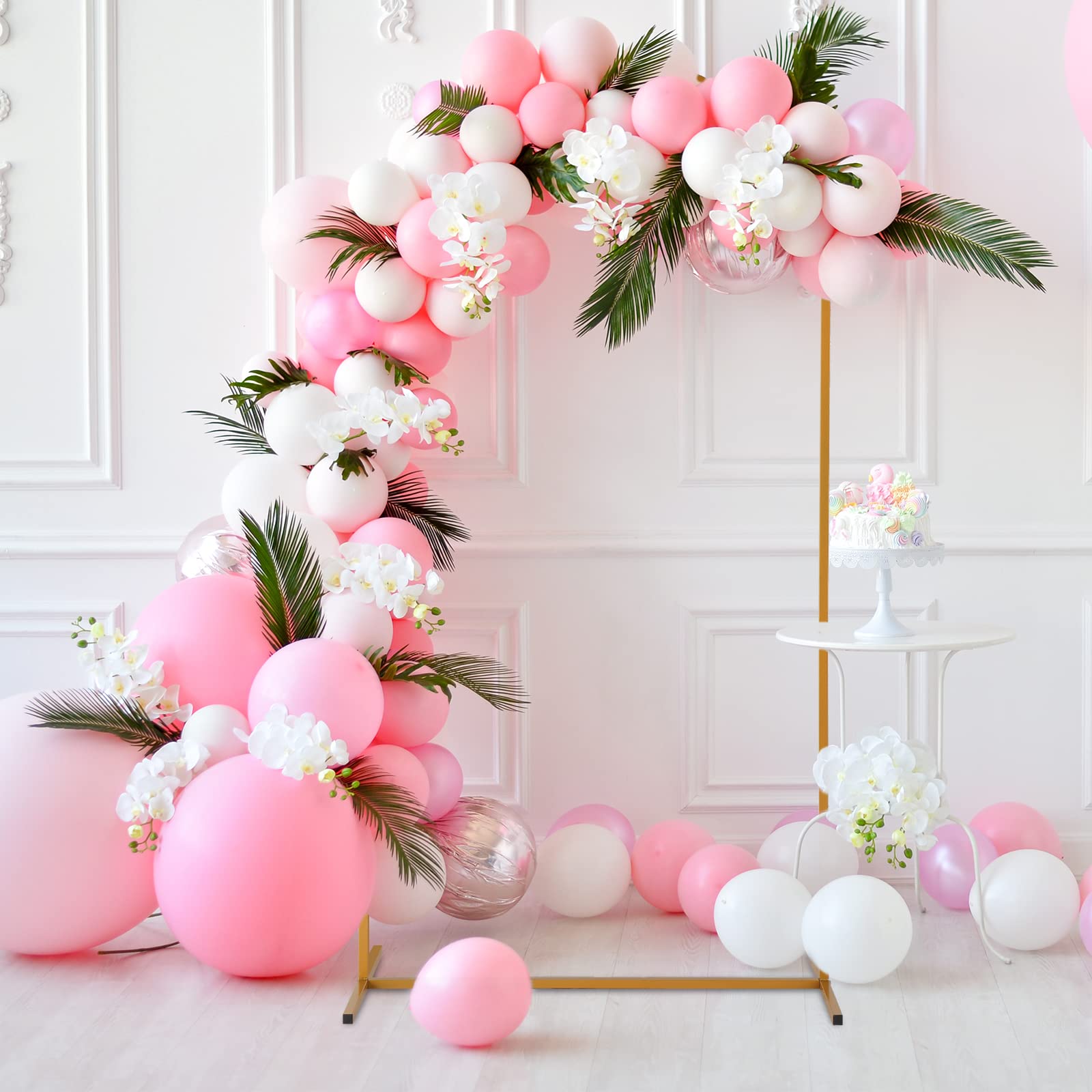 Outvita arch in a wedding scene showing how it elevates ceremony decor and ambiance benefit