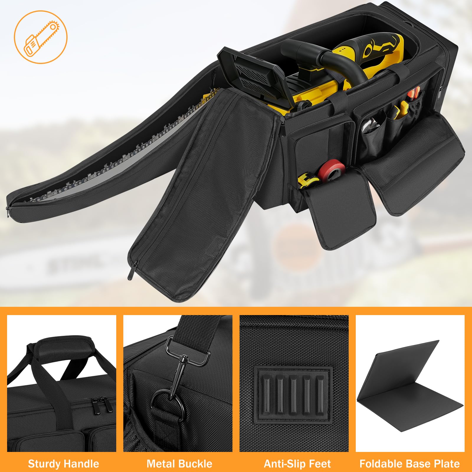 OUUTMEE detachable shoulder strap in use reducing shoulder strain during transport