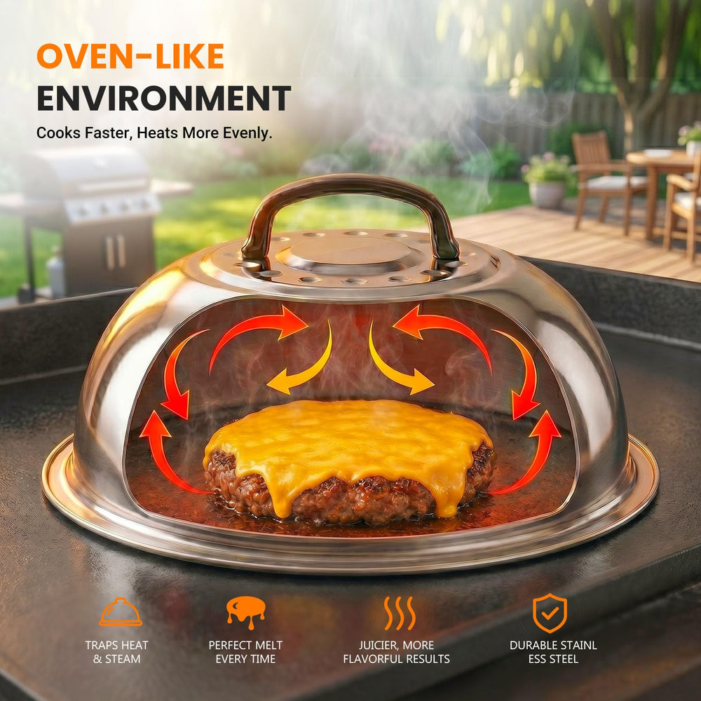 Overmont arranged griddle tools laid out to show every included accessory clearly