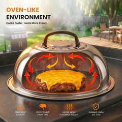 Overmont arranged griddle tools laid out to show every included accessory clearly