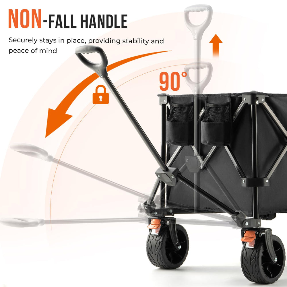 Overmont adjustable handle and three-point connection offering comfortable control