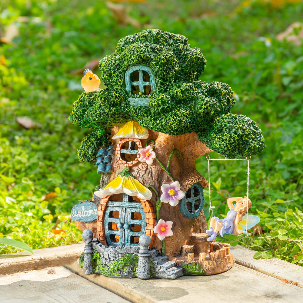 Ovewios fairy door and window detail showcasing intricate design