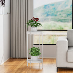 OVICAR lower tier with potted plant showing secure pot support benefit