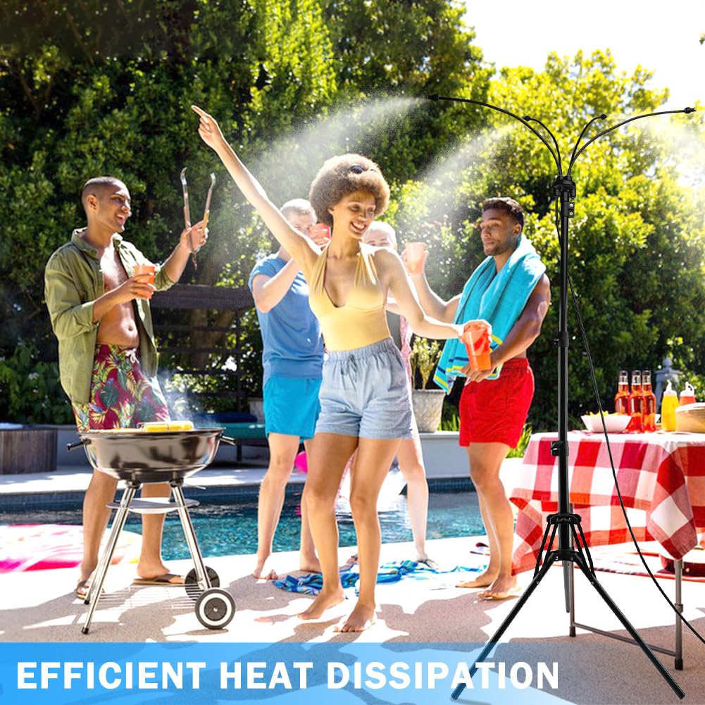 Ovrimelle in-use patio scene providing comfortable outdoor cooling