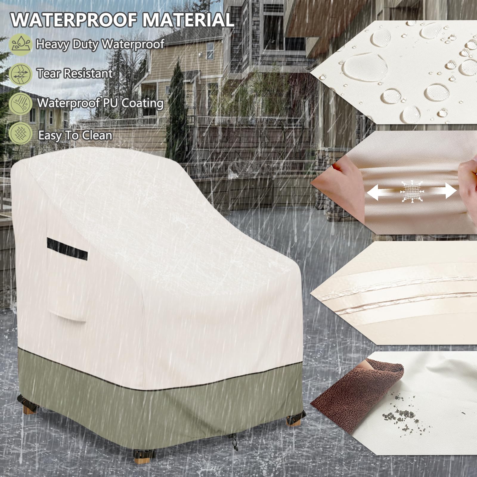 Owlcover handle close-up making cover installation quick and easy