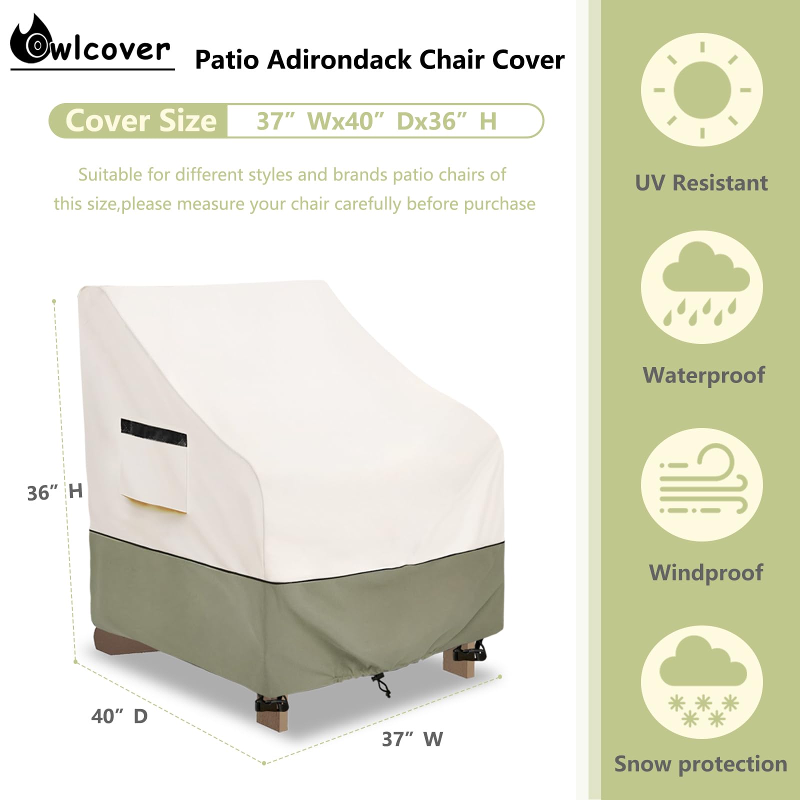 Owlcover side vents visible promoting airflow and reducing condensation