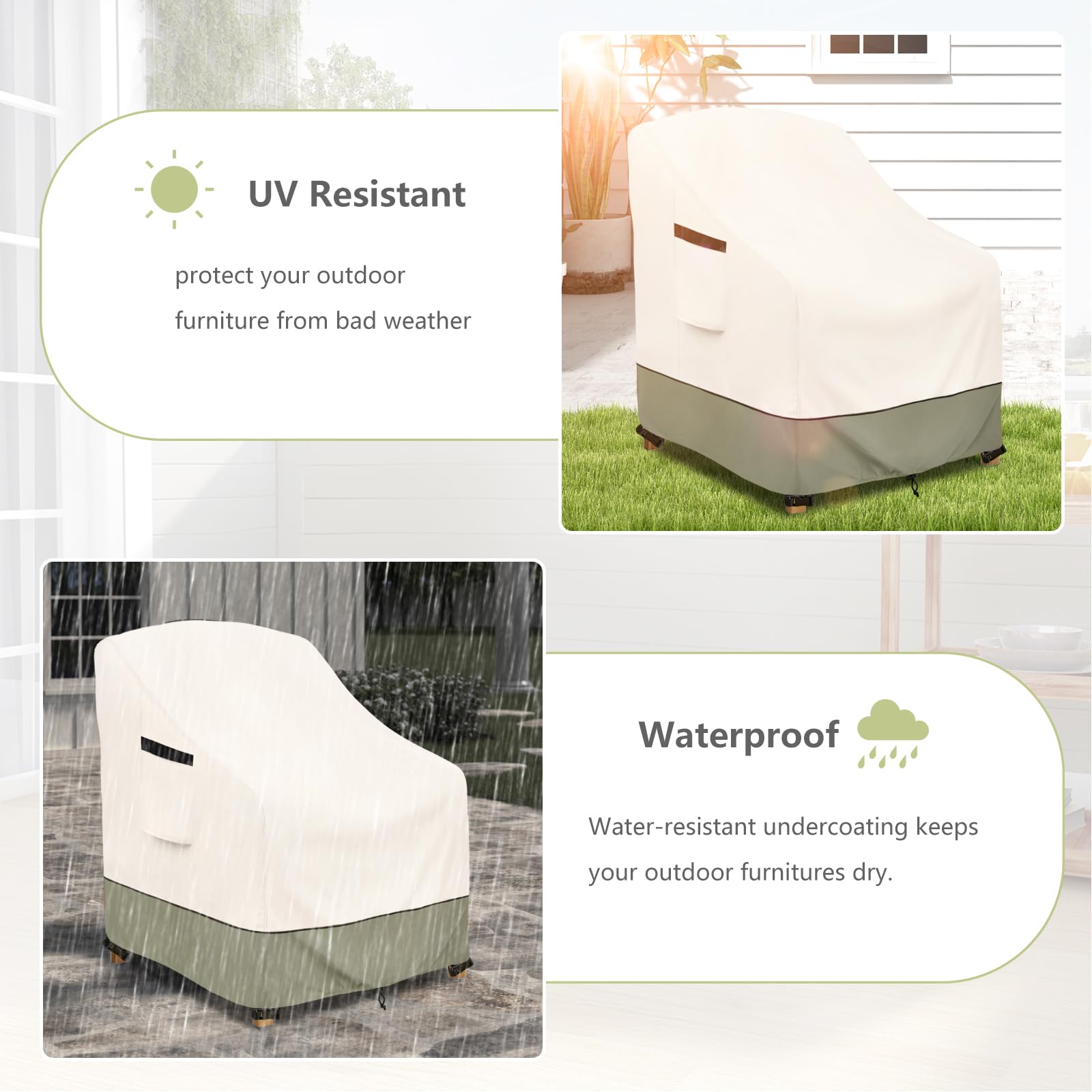 Owlcover folded into storage bag showing compact convenience benefit