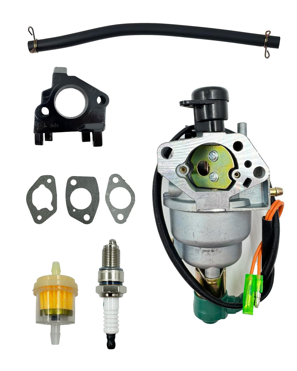 OWNDR carburetor front view showing complete replacement and reliable fuel delivery