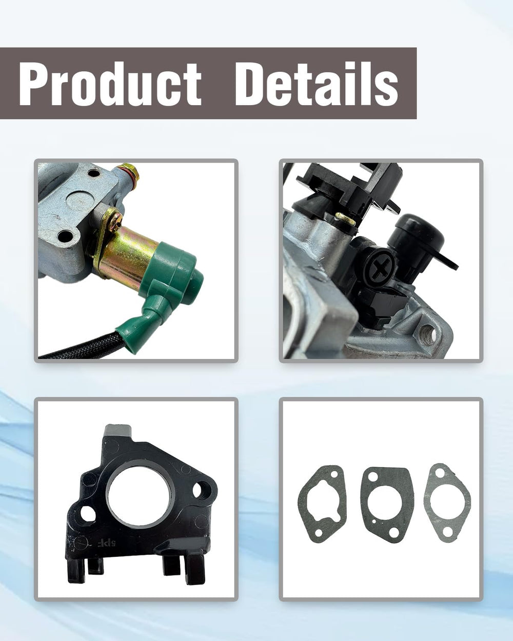 OWNDR intake insulator mounting side ensuring airtight seal and correct alignment