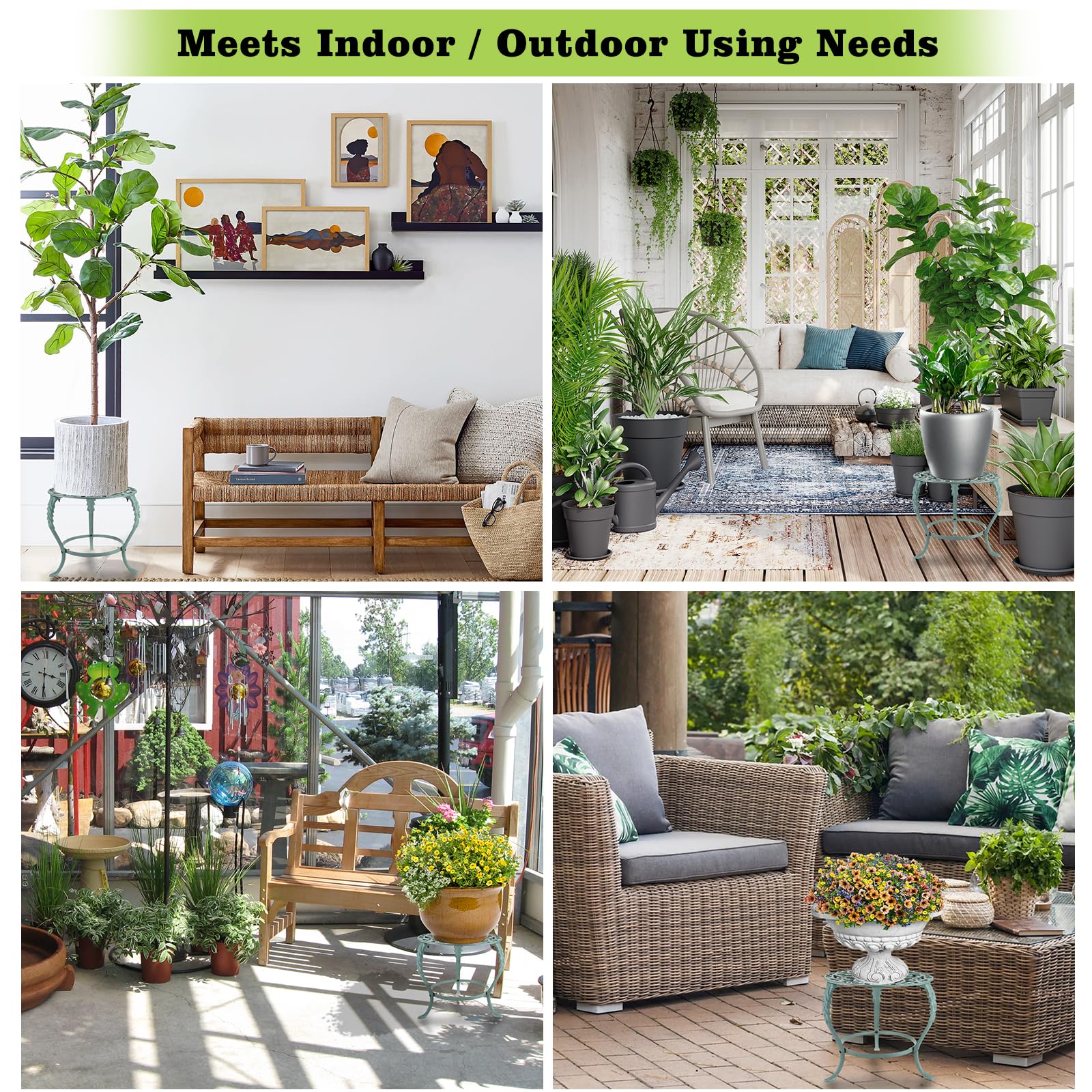 OwnMy assembled on balcony with potted plant illustrating outdoor placement and stylish display