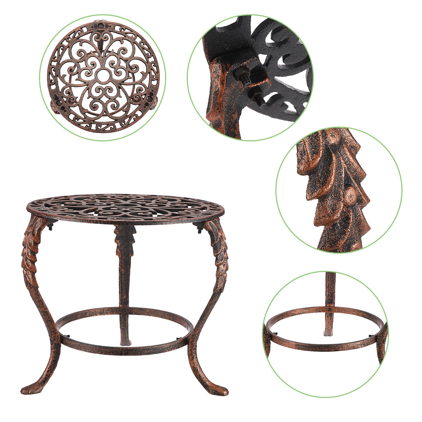 OwnMy disassembled stand with screws showing easy assembly and storage