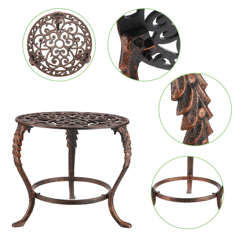 OwnMy disassembled stand with screws showing easy assembly and storage