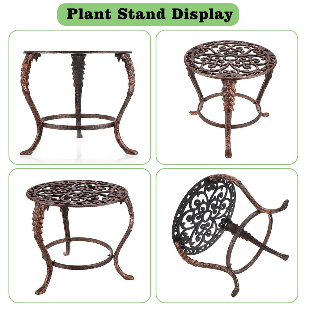 OwnMy plant stand holding a heavy pot in a living room adding style