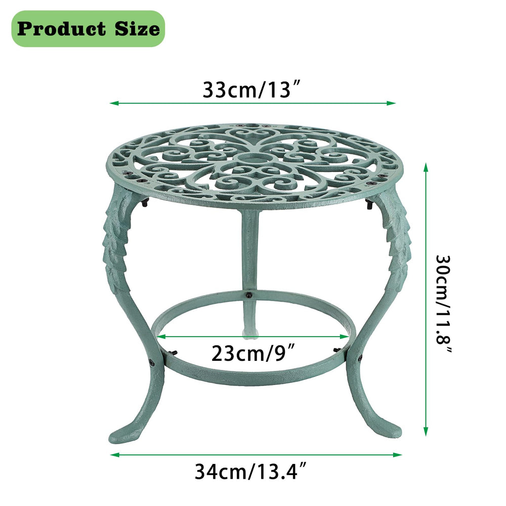 OwnMy close-up of retro patterned top plate highlighting decorative detail and stable pot support
