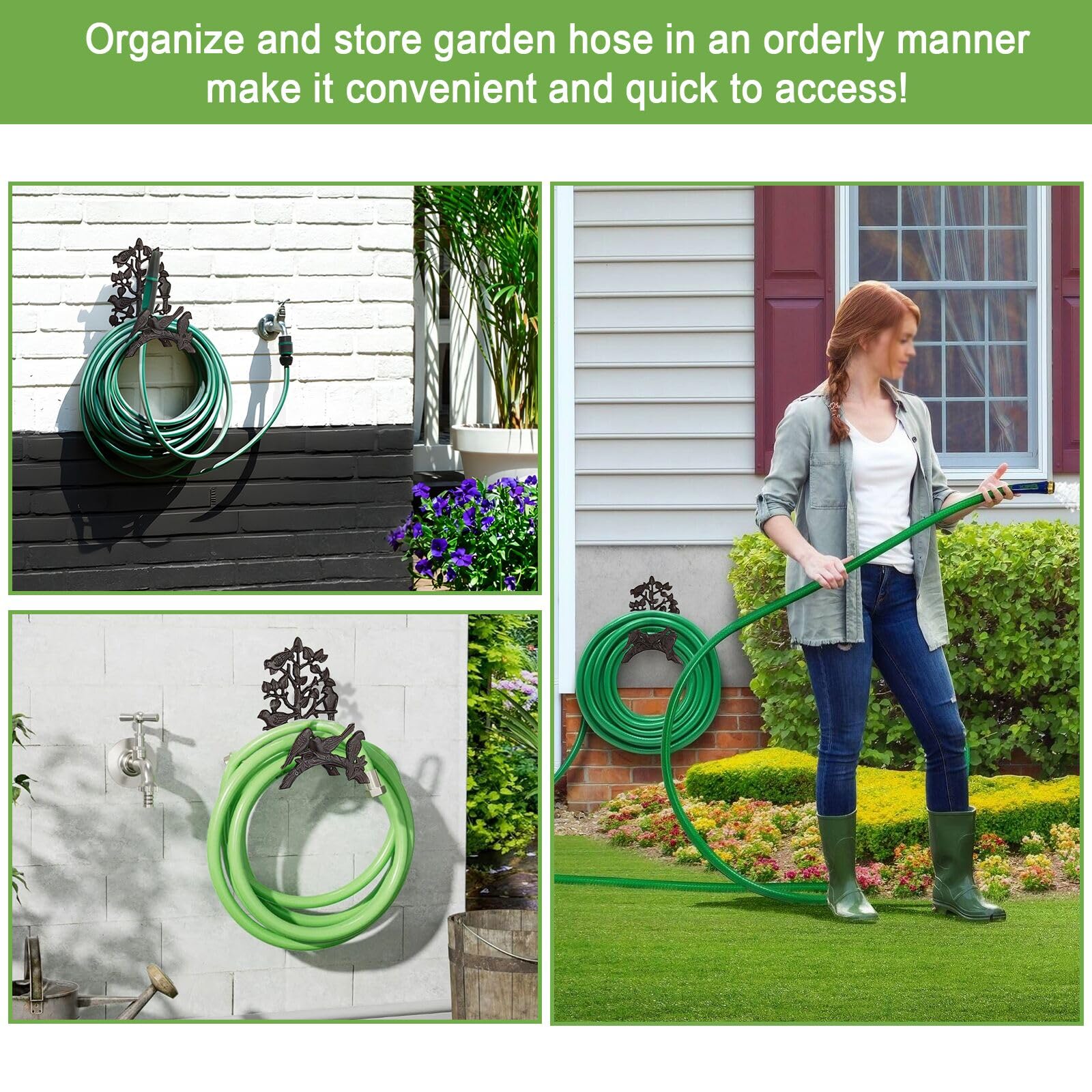OwnMy scale comparison with standard hose illustrating size capacity