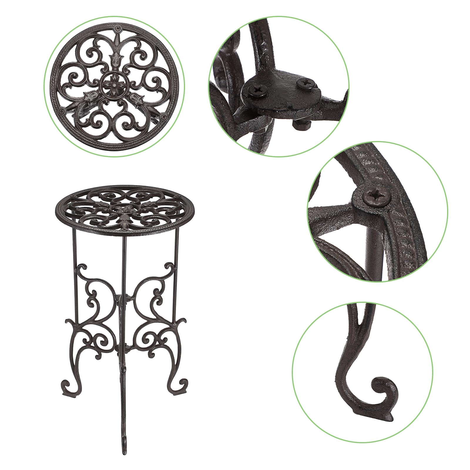OwnMy stand holding large ceramic pot showing strong load support and stability benefit