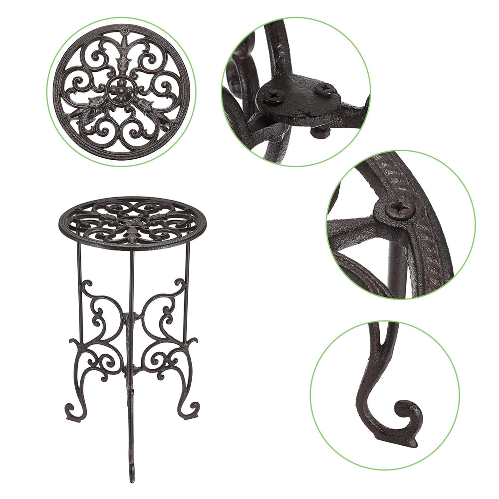 OwnMy stand holding large ceramic pot showing strong load support and stability benefit