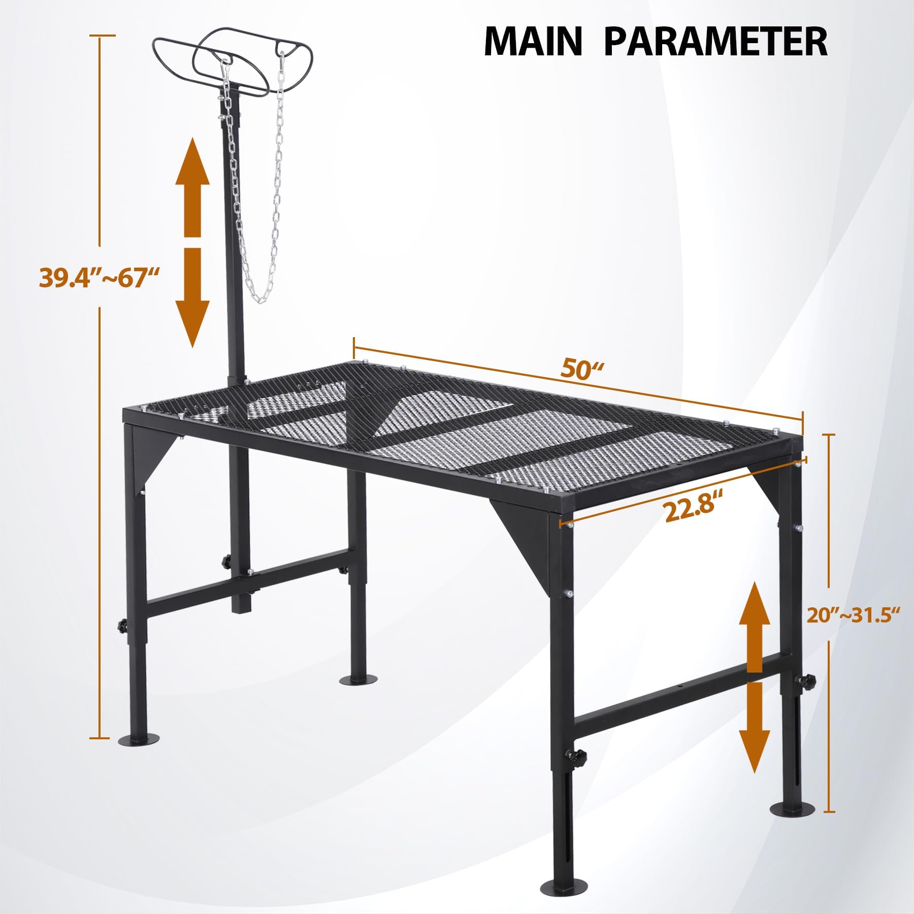 Oxphanor close-up of platform texture for secure animal footing benefit