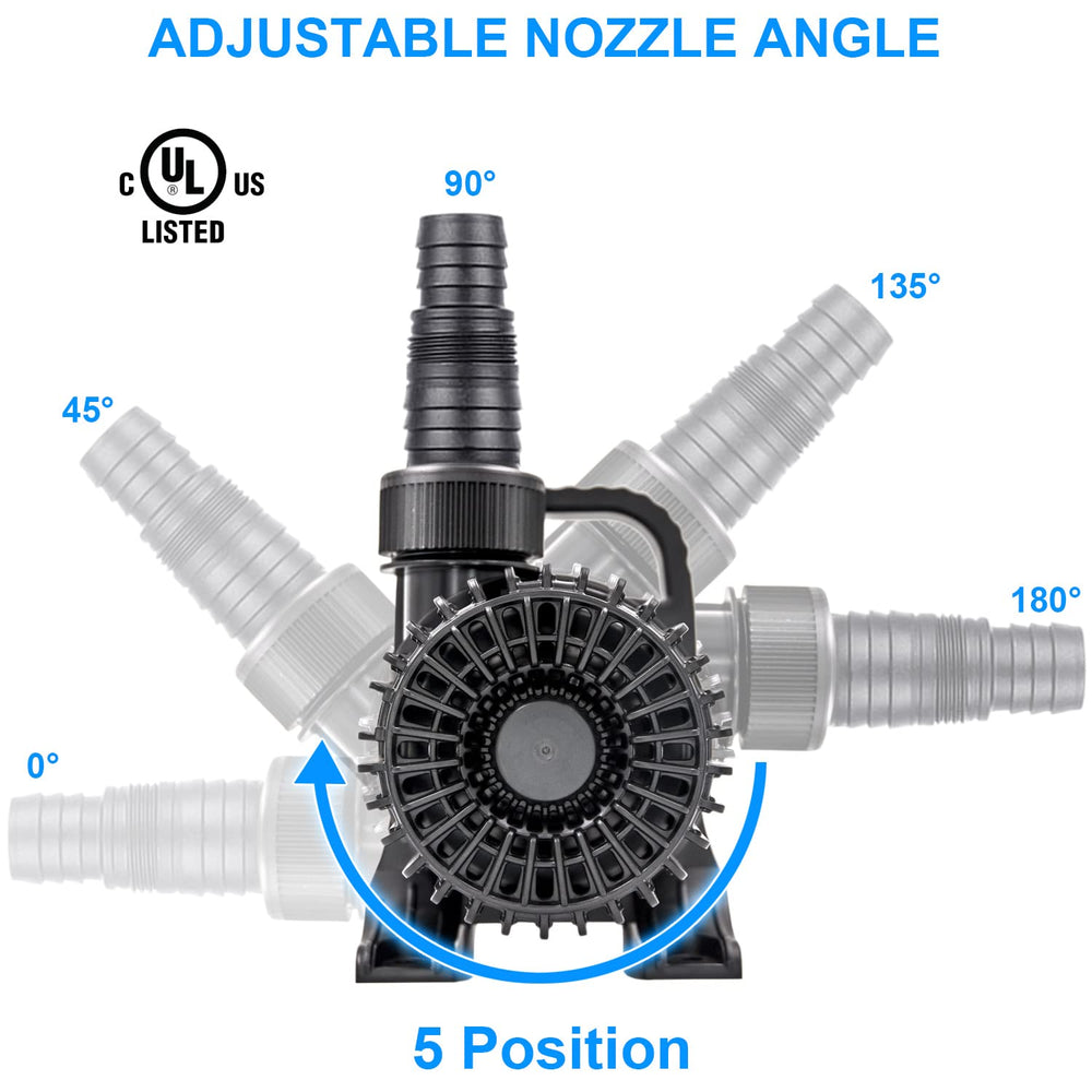 OYO WATER long 32.8ft power cord and plug offering flexible placement