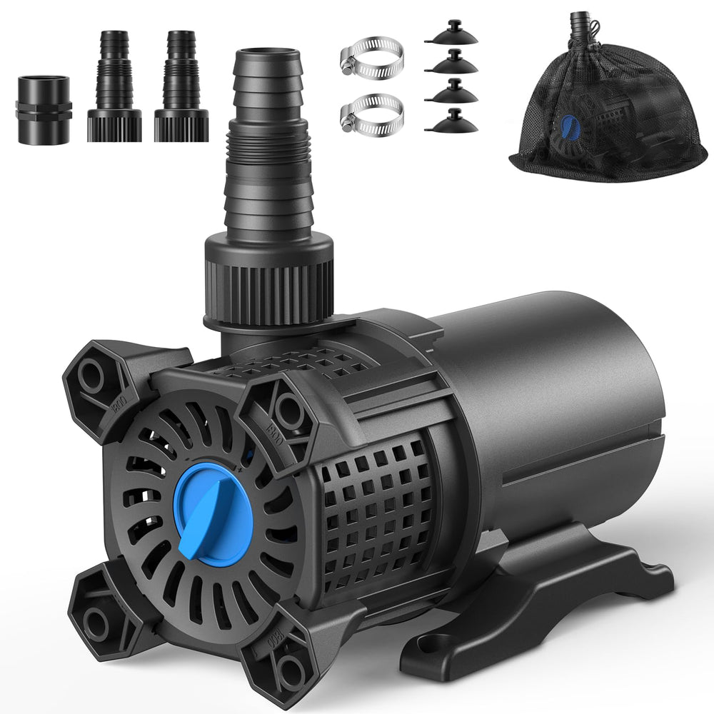 OYO WATER front view of pump showing compact design and reliable flow