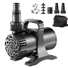 OYO WATER front view of pump showing shape and connectors for easy setup