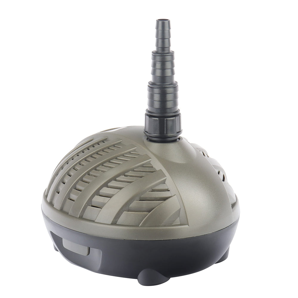 OYO WATER close-up of four interchangeable nozzles highlighting customizable fountain patterns