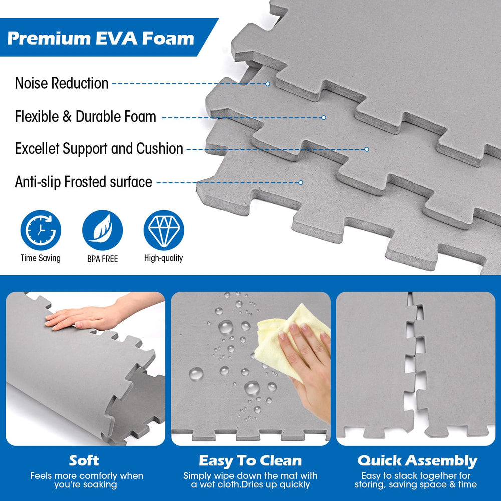 Oyrlize folded mat packed for storage and portability benefit