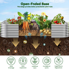OZMSHF planted bed in use with vegetables showing space-efficient harvest