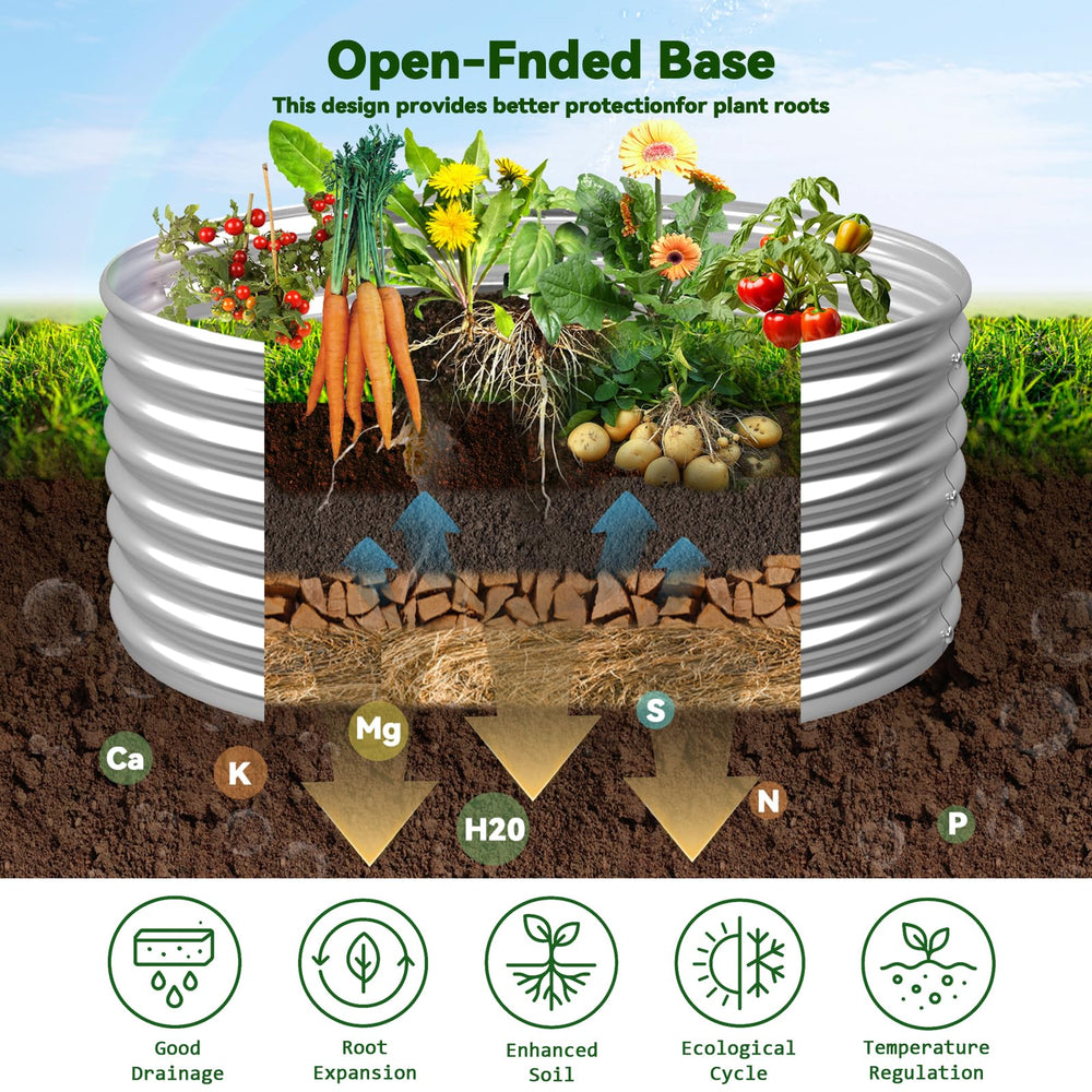 OZMSHF planted bed with vegetables and herbs demonstrating productive small-space gardening