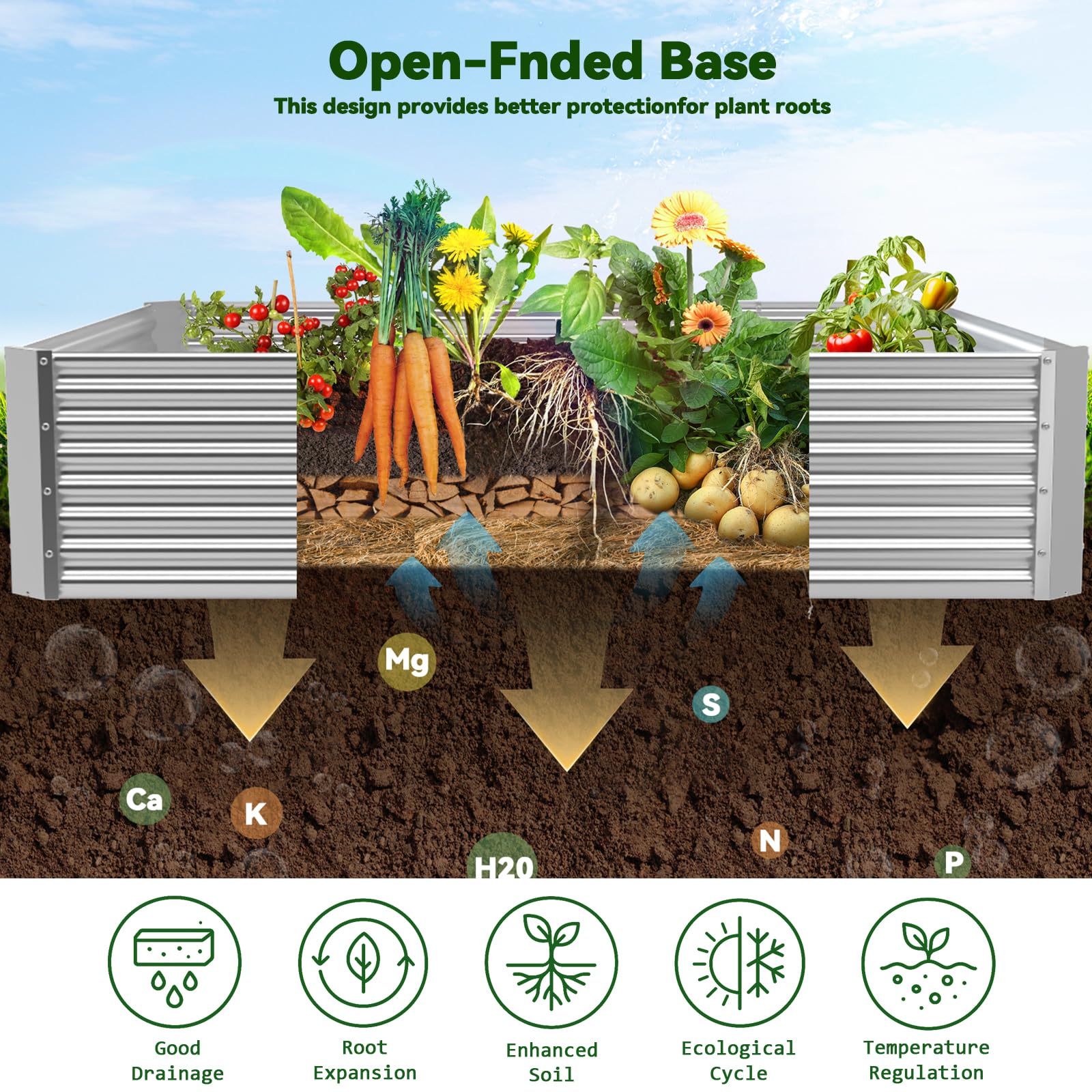 ozmshf person planting herbs in one bed demonstrating easy access and ergonomic gardening benefit