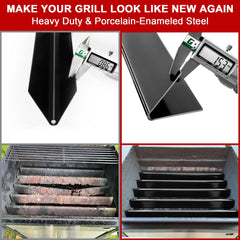 Paayox bar side profile with measurements demonstrating correct 24.5-inch fit for replacement
