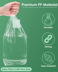 PACETAP clear bag filled with substrate illustrating easy growth monitoring