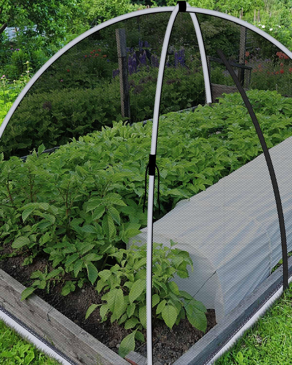 PACETAP packed storage bag holding net poles and stakes for tidy storage