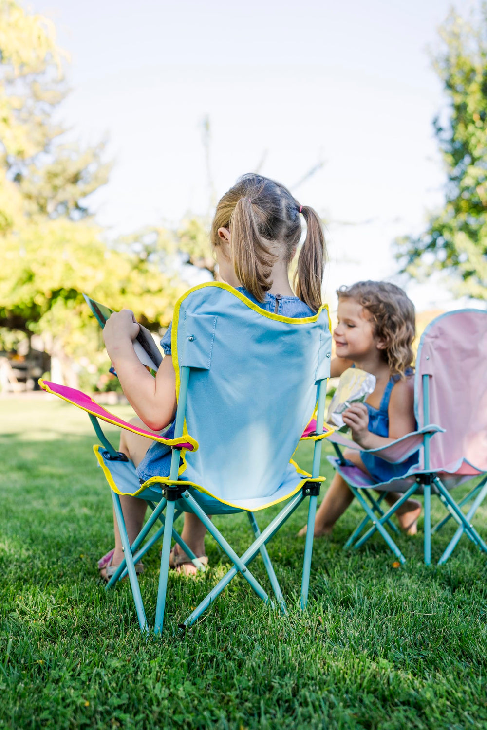 Pacific Play Tents Bailey ABS textured feet close-up for slip resistance benefit