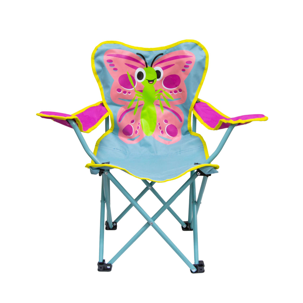 Pacific Play Tents Bailey child sitting outdoors demonstrating comfort and independent use