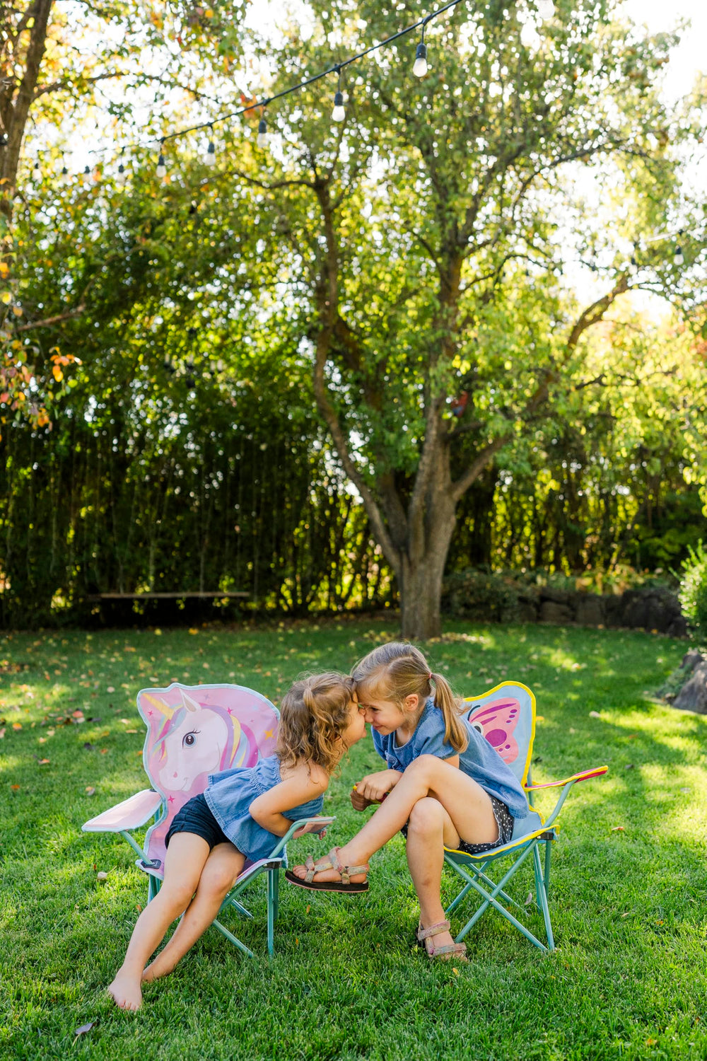 Pacific Play Tents Bailey safety lock detail emphasizing secure, anti-collapse feature