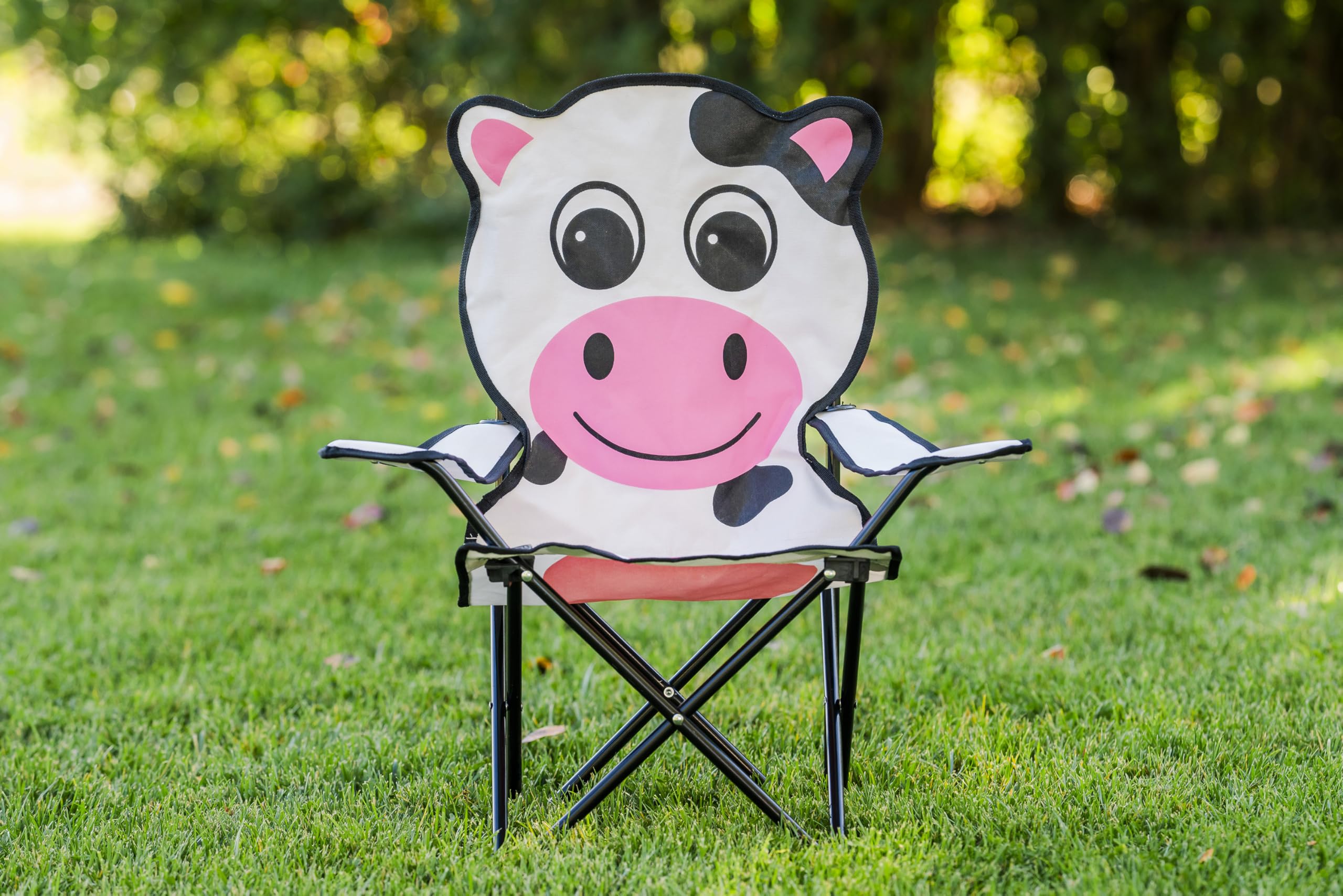 Pacific Play Tents Milky the Cow safety lock detail keeping children’s fingers protected