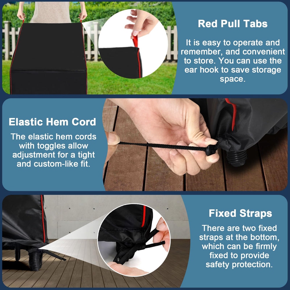 PAKISOU cover in use on backyard swivel chair keeping it clean