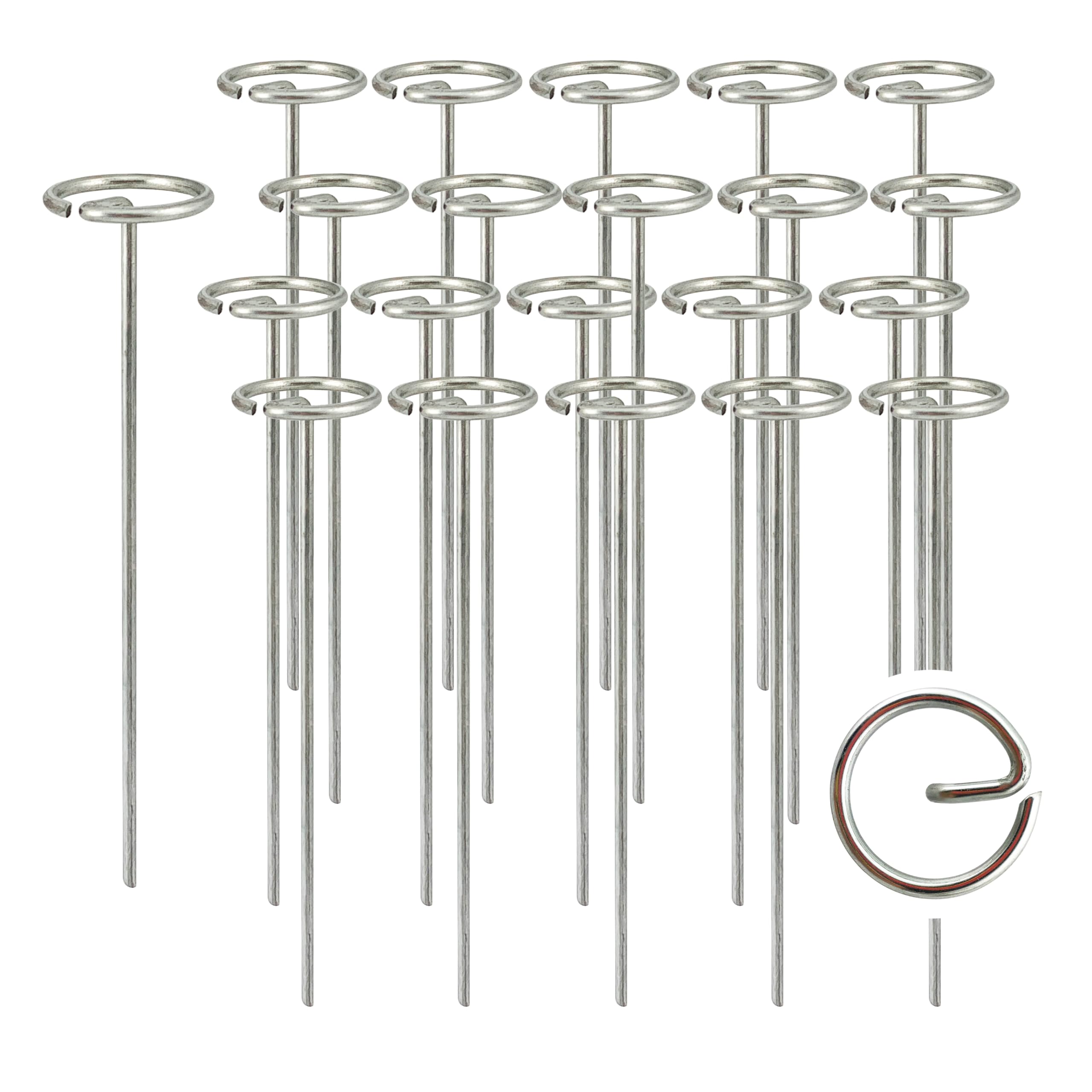 Palmhomee front packaging showing 100 galvanized staples and benefits