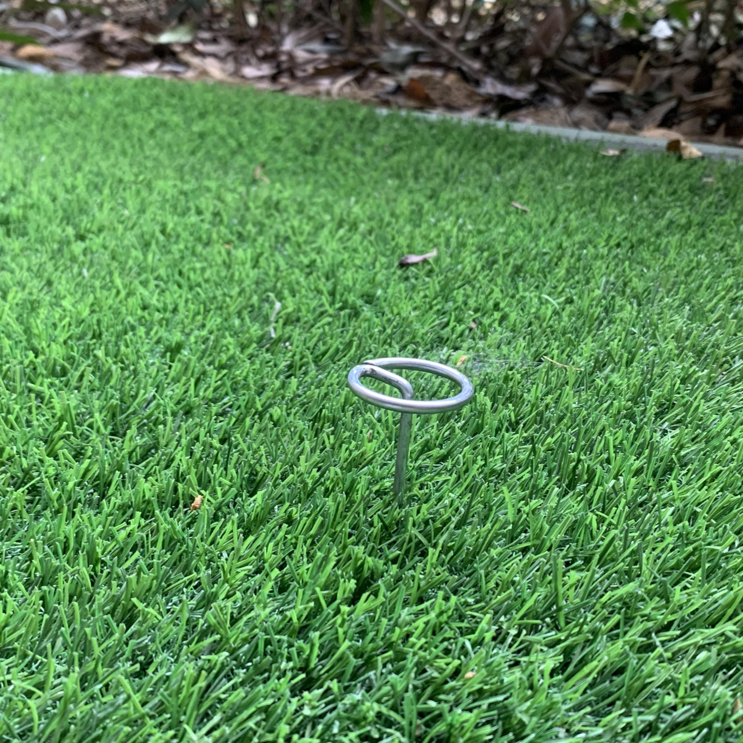 Palmhomee securing landscape fabric benefits tidy weed control