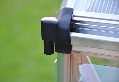 Palram - Canopia aluminum frame closeup illustrating sturdy, corrosion‑resistant structure