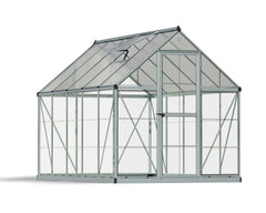Palram - Canopia front exterior view showing compact greenhouse and weather resistance