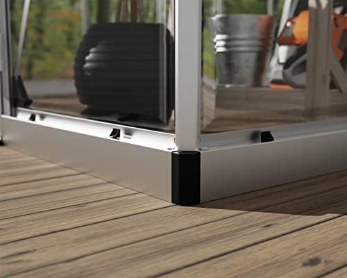 Palram - Canopia integrated gutter system showing water drainage and collection advantage