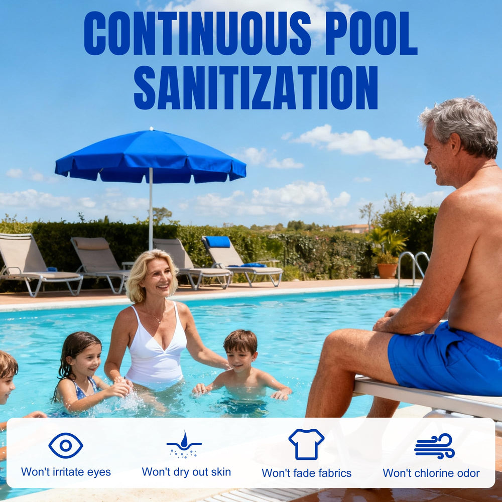 Palvo T-15 installed on pool plumbing demonstrating quick DIY setup and reliable operation