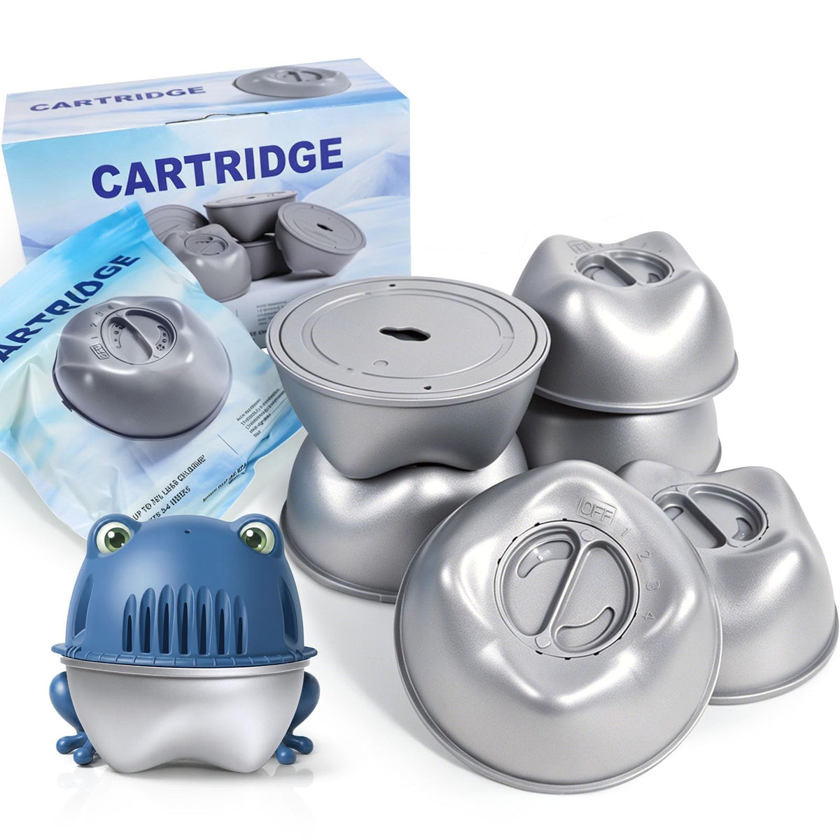 Palzurich front packaging showing six cartridges and compatibility